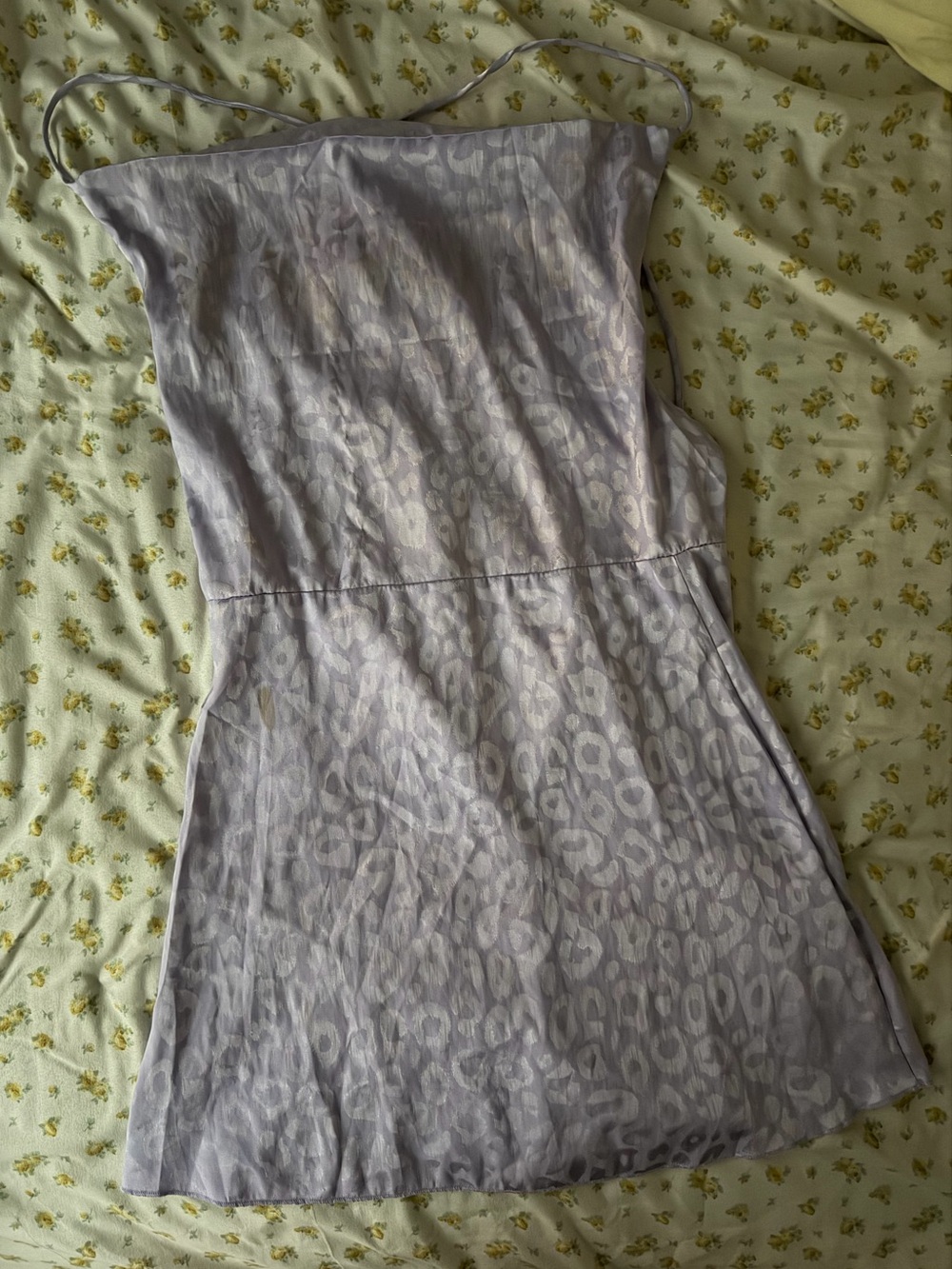 Beginning Boutique Lavender Spaghetti-Strap Mini Dress